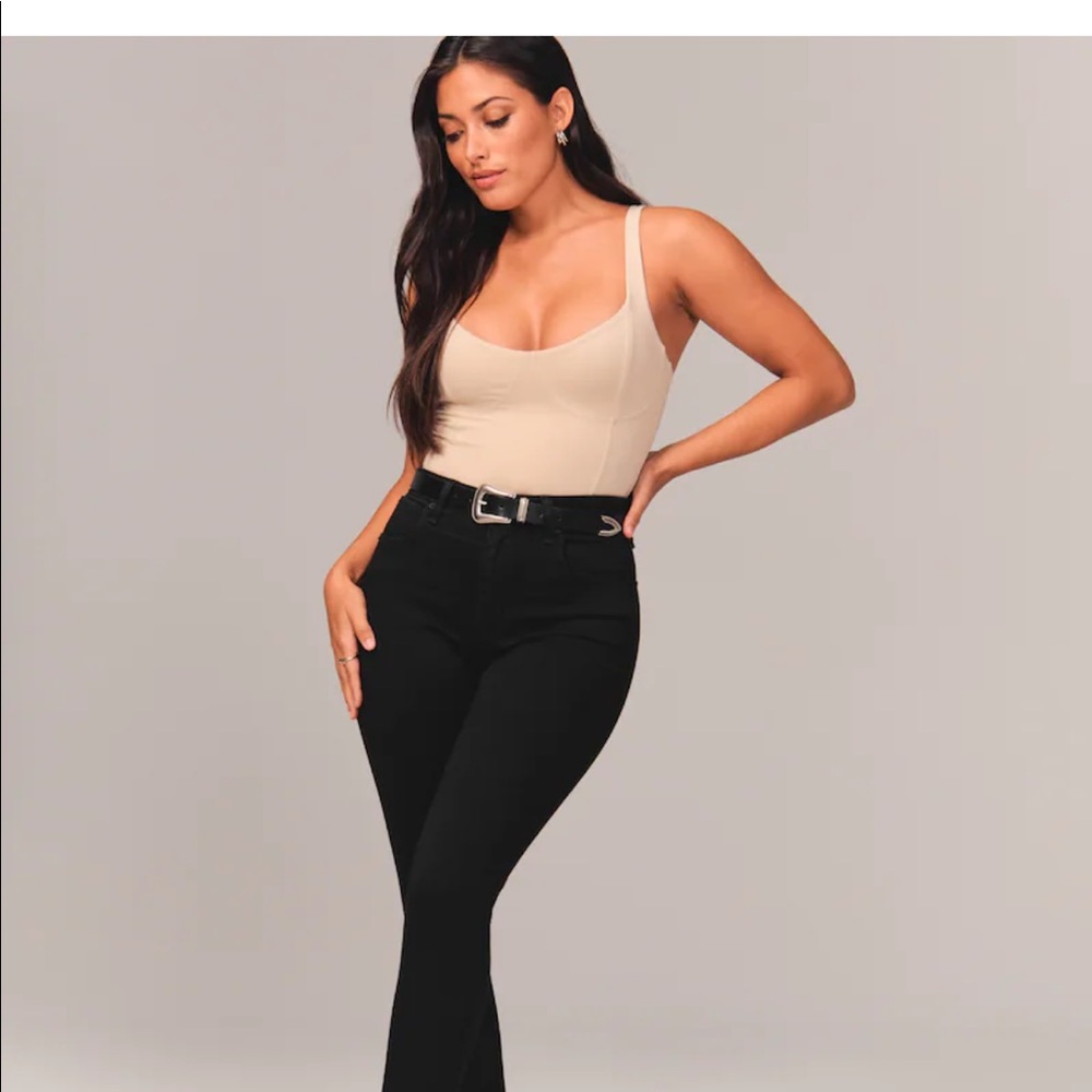 Abercrombie high rise super skinny ankle, curve love